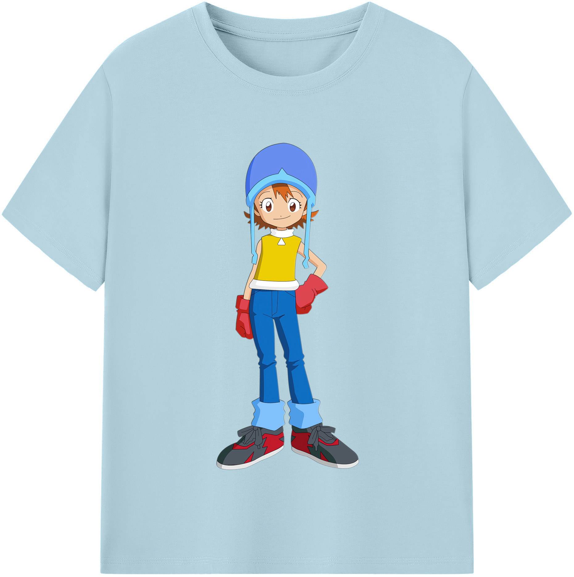 （画像用） Digimon デジタルモンスター/デジモン 綿100％半袖Tシャツ（フロントプリント）